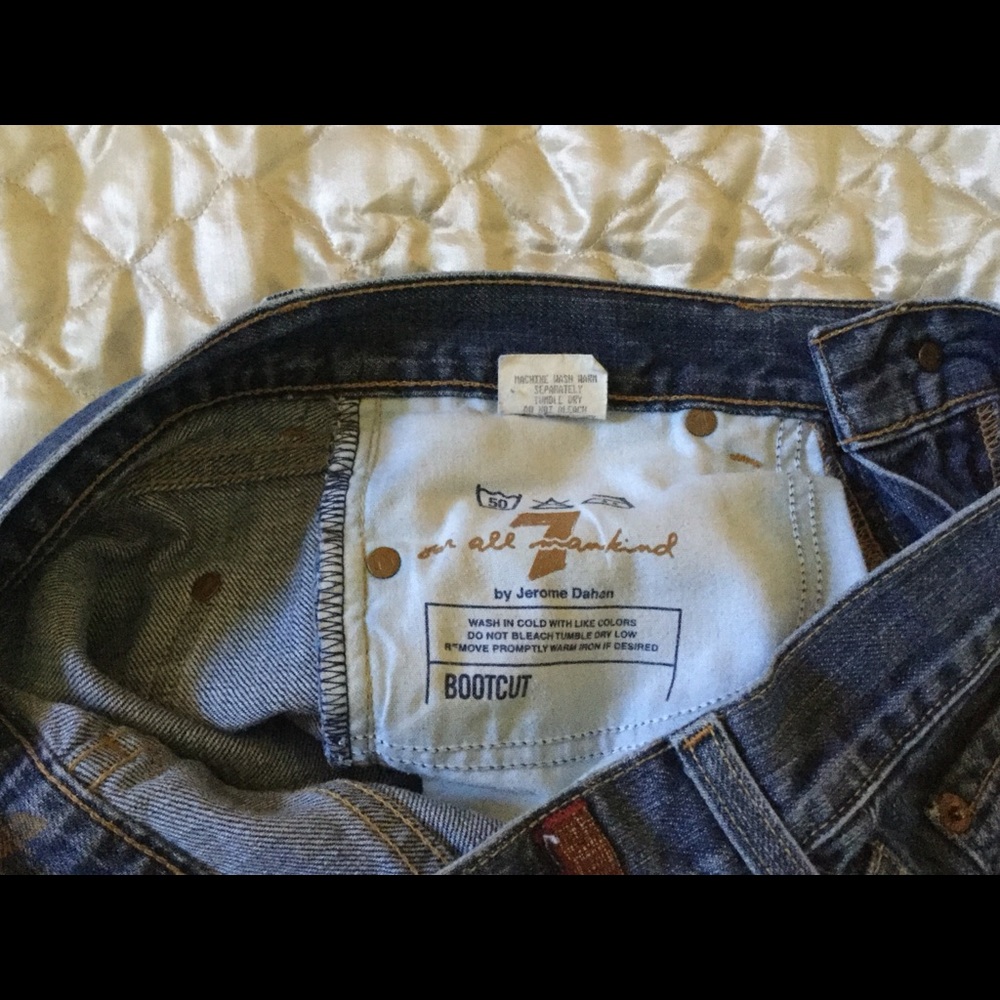 7 for all mankind jeans size 28 - Picture 3 of 3